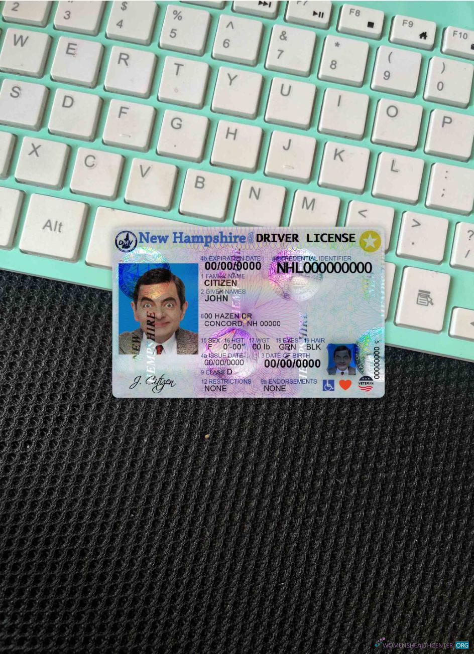 Download USA New hampshire DL photolook FRONT Photoshop template